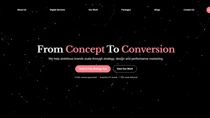 The MM Digital website