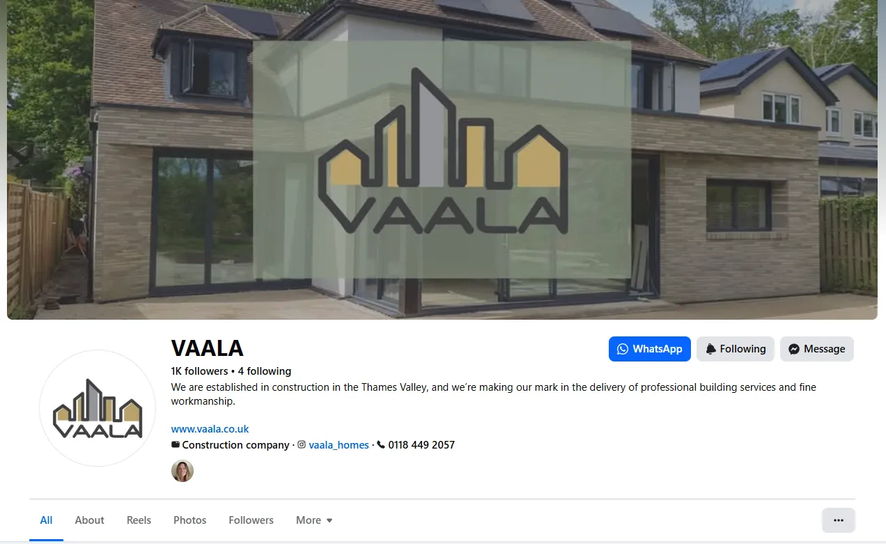 The Vaala Facebook page