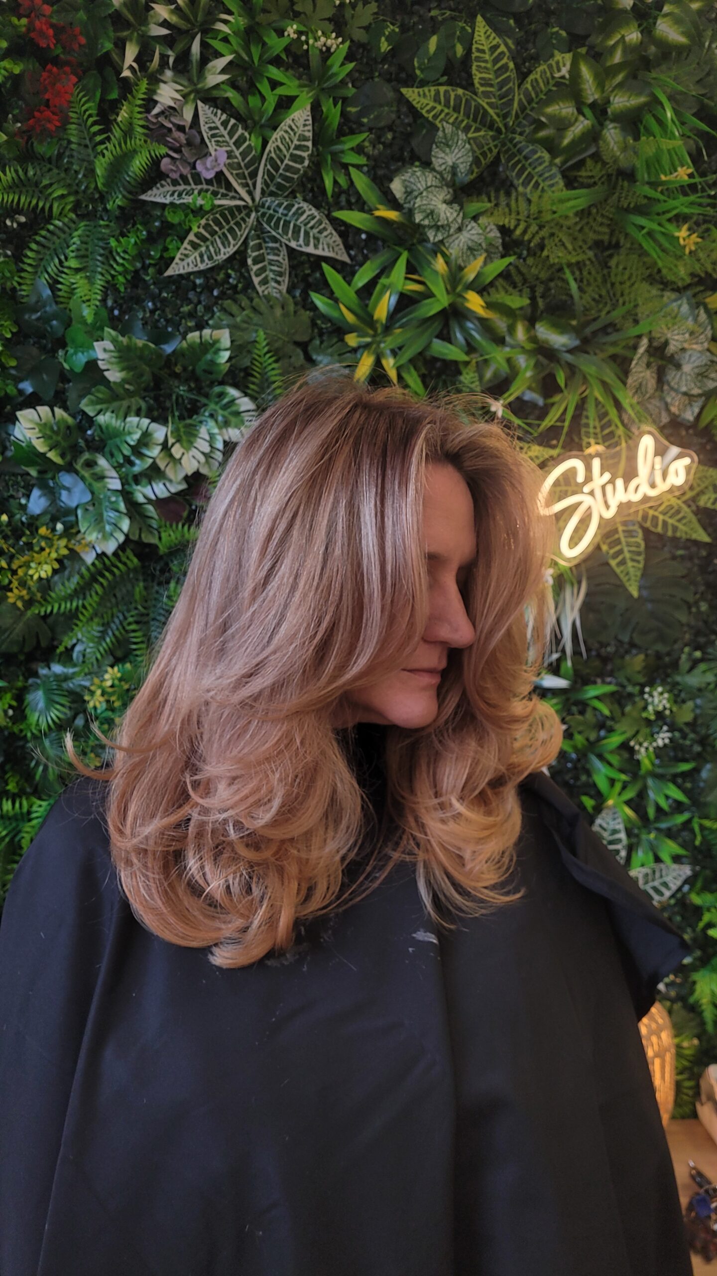 Glossy finished hair at The Loft Hair Studio