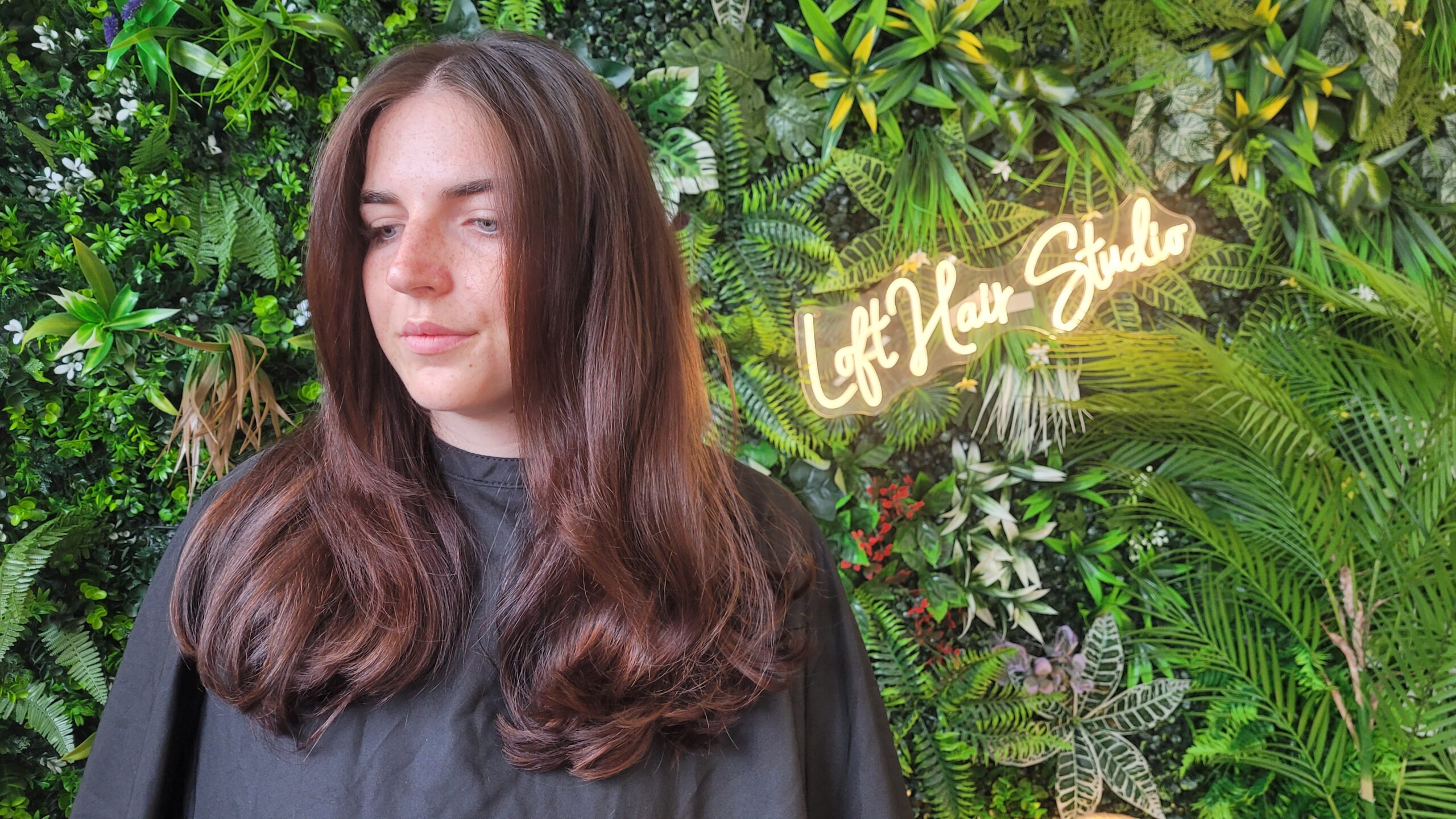 Modern haircut at The Loft
