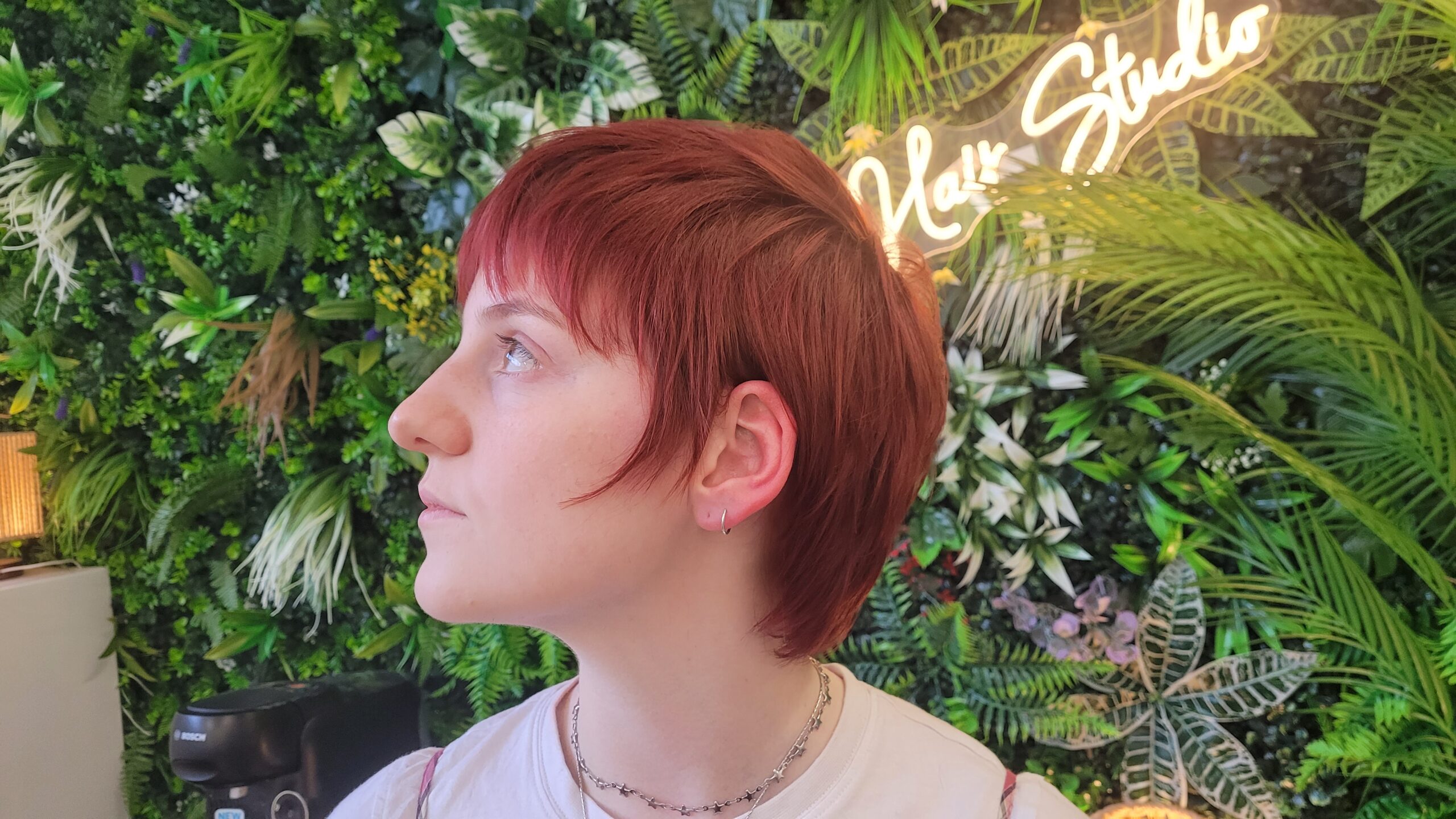 Modern hairstyle created at The Loft Hair Studio