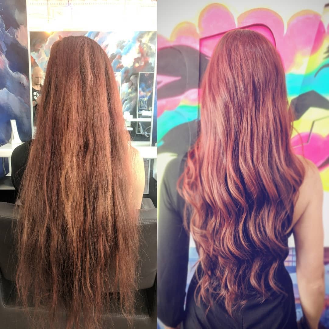 Hair transformation by The Loft Hair Studio