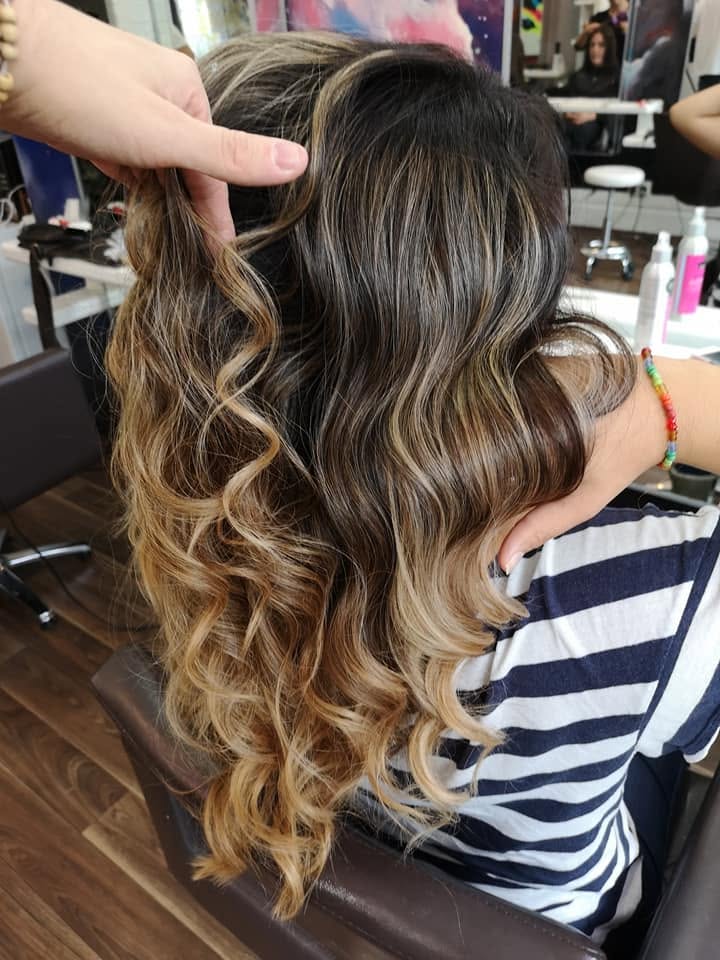Hair transformation by The Loft Hair Studio