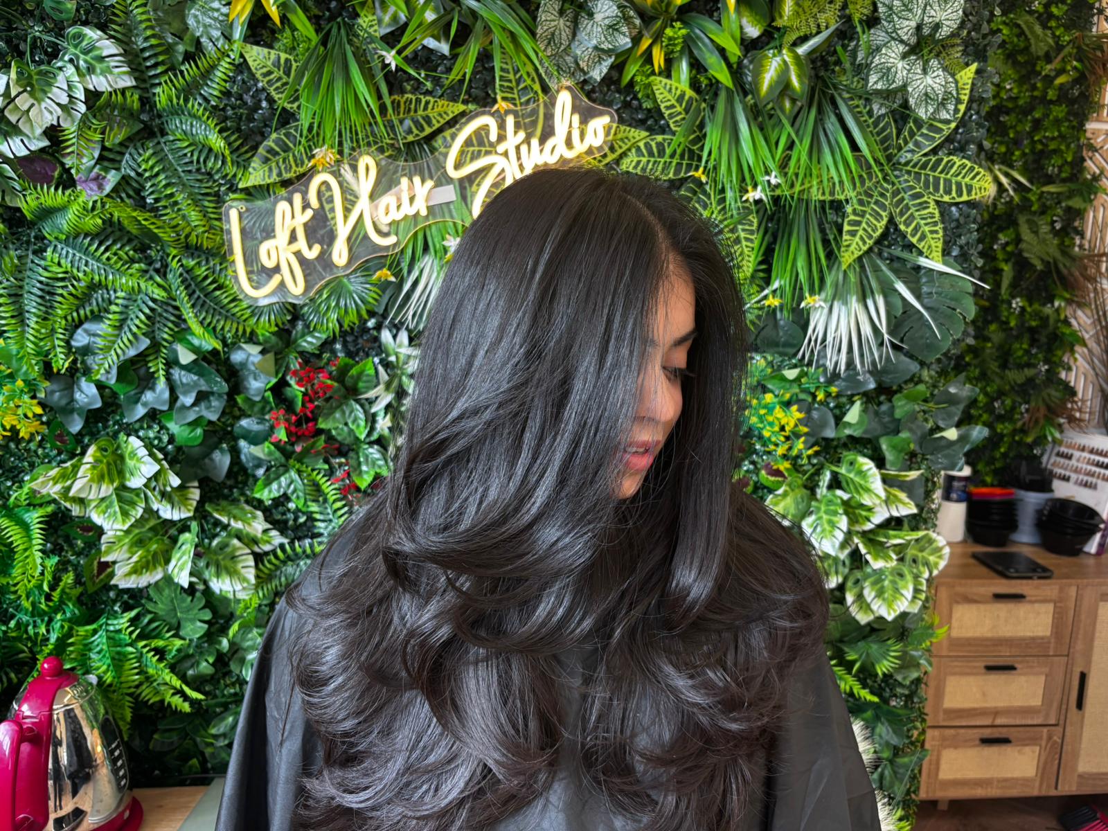 Hair transformation by The Loft Hair Studio