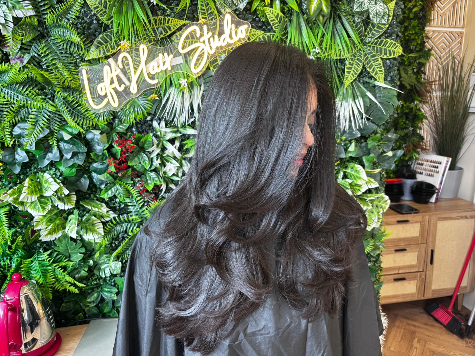 Hair transformation by The Loft Hair Studio
